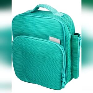 Bentology Kids Insulated Lunch Box Snack Pocket, Expandable Water Bottle Holder